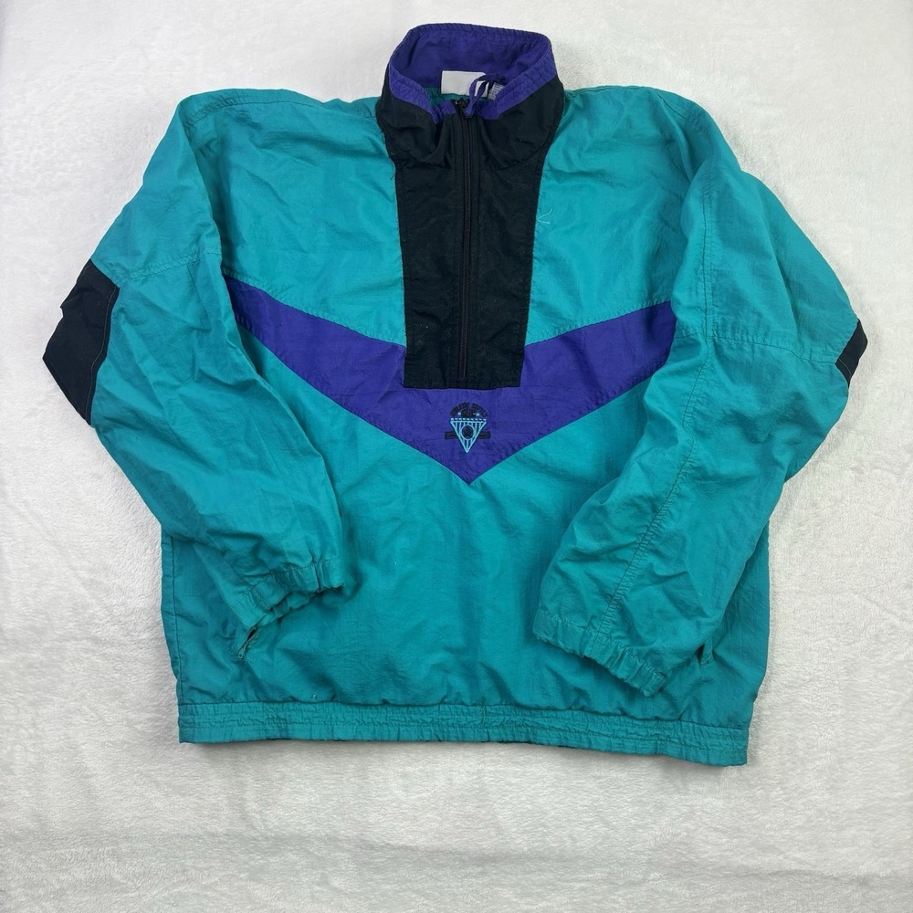 VTG MacGregor Blue Pullover 1/2 Zip Windbreaker Jacket Men's Medium